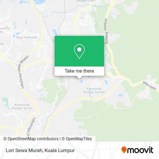 Peta Lori Sewa Murah