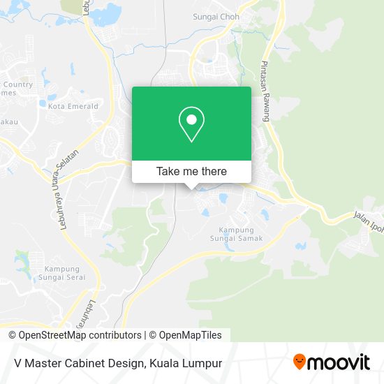V Master Cabinet Design map