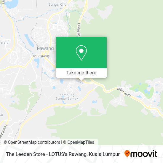 The Leeden Store - LOTUS's Rawang map