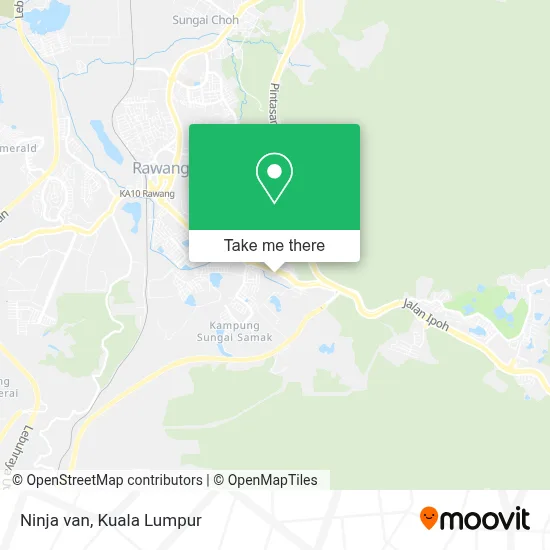 Ninja van map