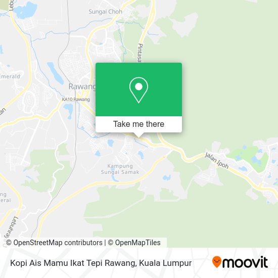 Kopi Ais Mamu Ikat Tepi Rawang map