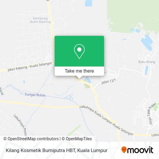 Kilang Kosmetik Bumiputra HBT map