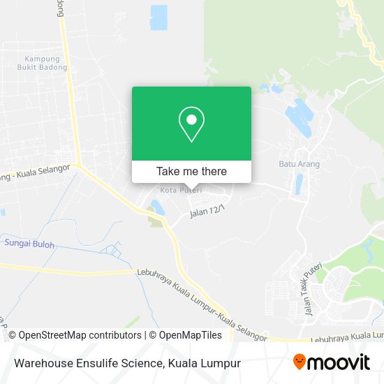 Warehouse Ensulife Science map