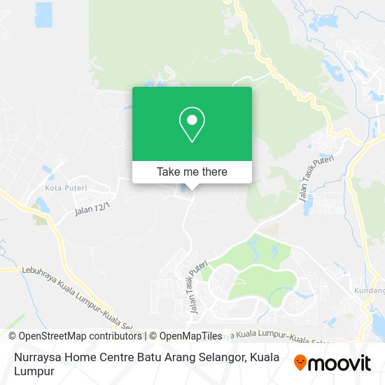 Peta Nurraysa Home Centre Batu Arang Selangor