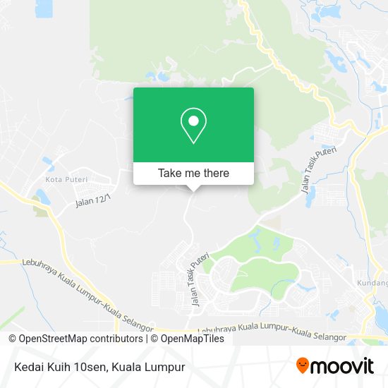Peta Kedai Kuih 10sen