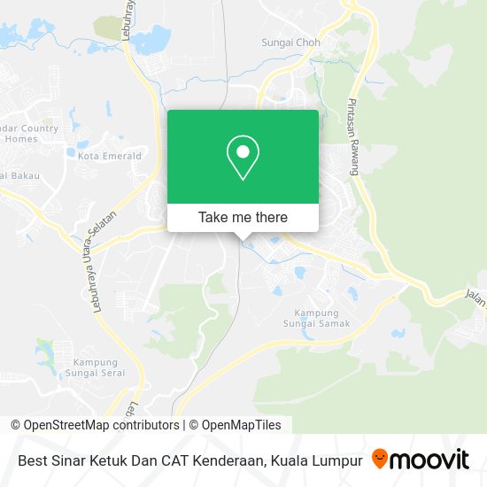 Best Sinar Ketuk Dan CAT Kenderaan map