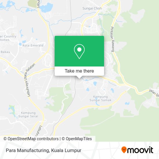 Para Manufacturing map