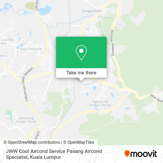 JWW Cool Aircond Service Pasang Aircond Specialist map