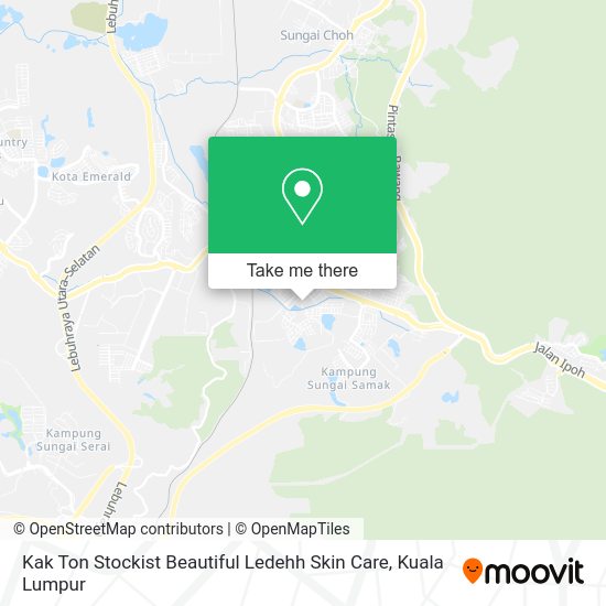 Peta Kak Ton Stockist Beautiful Ledehh Skin Care