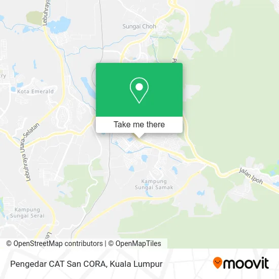 Pengedar CAT San CORA map