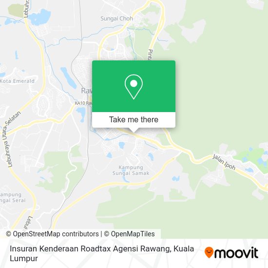 Peta Insuran Kenderaan Roadtax Agensi Rawang