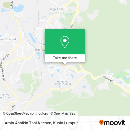 Amin Ashikin Thai Kitchen map