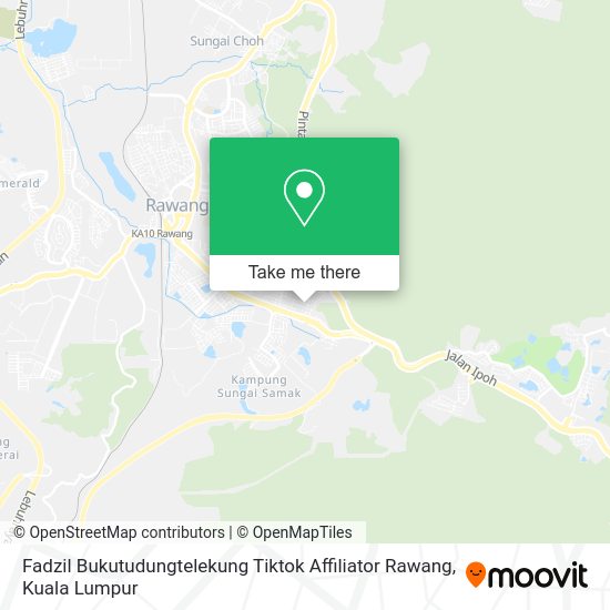 Fadzil Bukutudungtelekung Tiktok Affiliator Rawang map