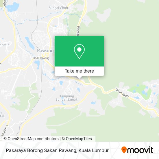 Pasaraya Borong Sakan Rawang map