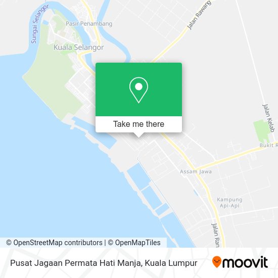 Peta Pusat Jagaan Permata Hati Manja