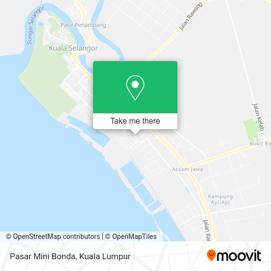 Peta Pasar Mini Bonda