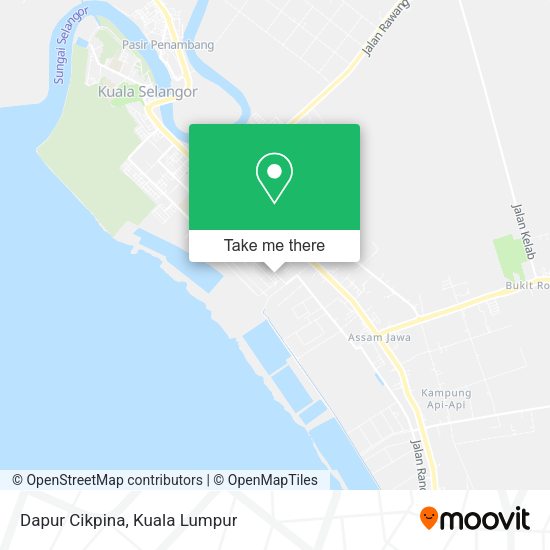 Dapur Cikpina map