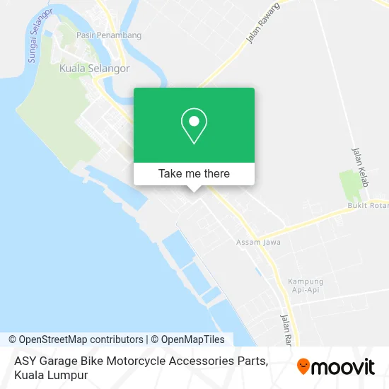 ASY Garage Bike Motorcycle Accessories Parts map