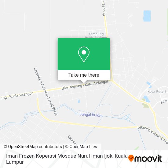 Iman Frozen Koperasi Mosque Nurul Iman Ijok map