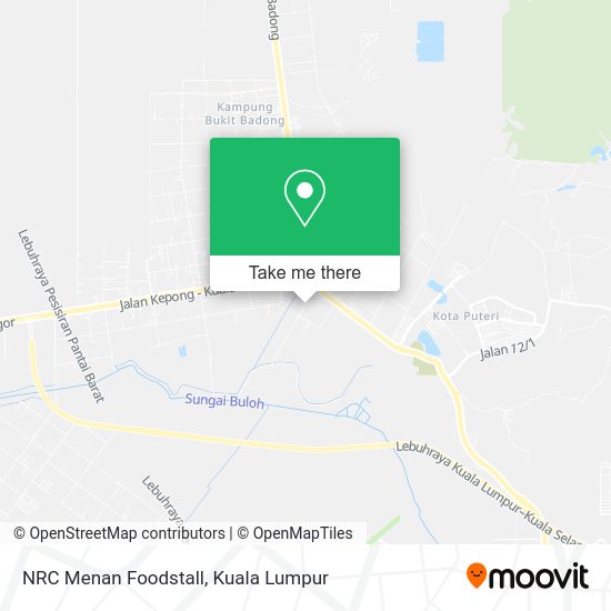 Peta NRC Menan Foodstall