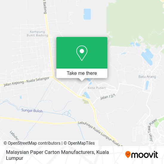 Peta Malaysian Paper Carton Manufacturers