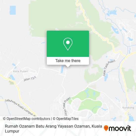 Rumah Ozanam Batu Arang Yayasan Ozaman map