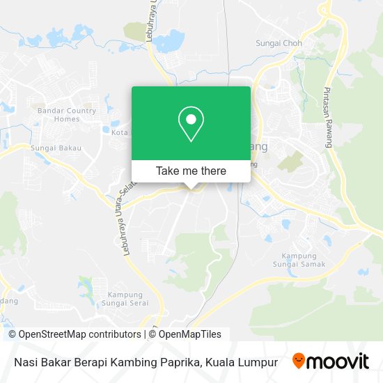 Nasi Bakar Berapi Kambing Paprika map