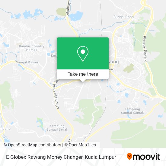 E-Globex Rawang Money Changer map