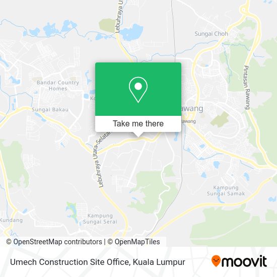 Umech Construction Site Office map