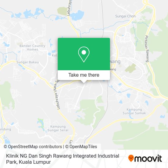 Peta Klinik NG Dan Singh Rawang Integrated Industrial Park
