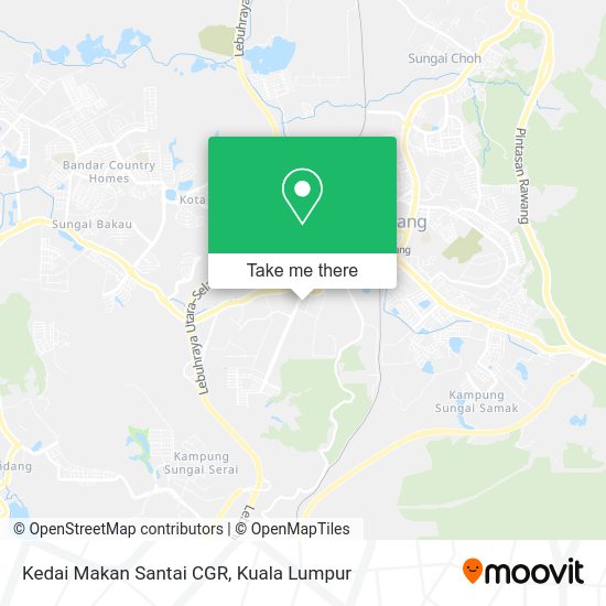 Kedai Makan Santai CGR map