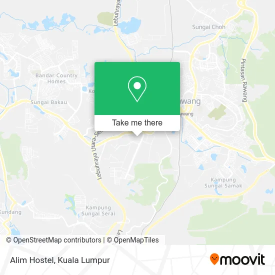 Alim Hostel map