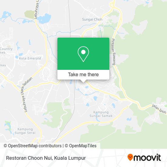 Peta Restoran Choon Nui
