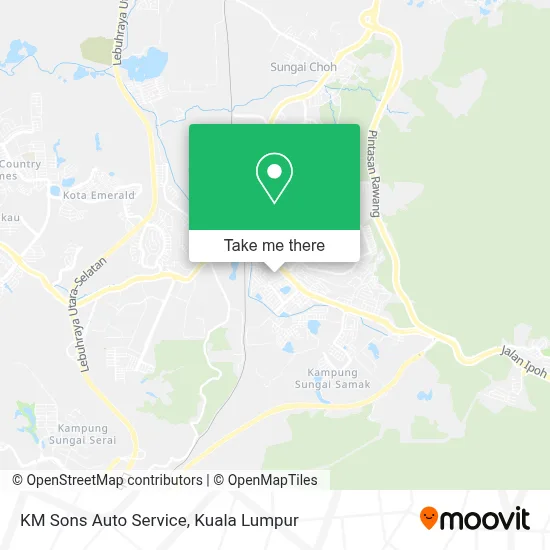 KM Sons Auto Service map