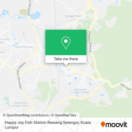 Peta Happy Joy Fish Station Rawang Selangor