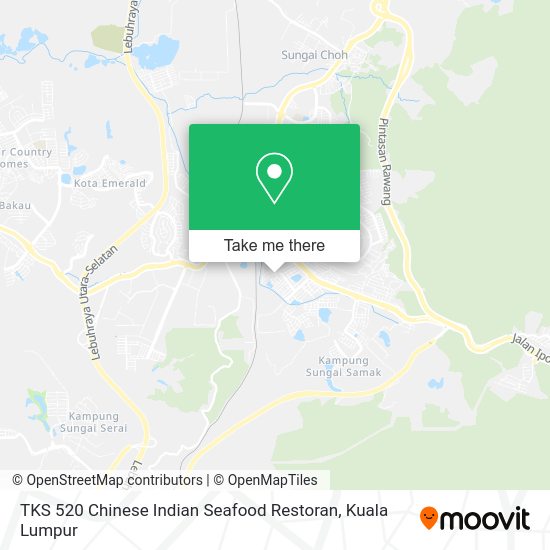 TKS 520 Chinese Indian Seafood Restoran map