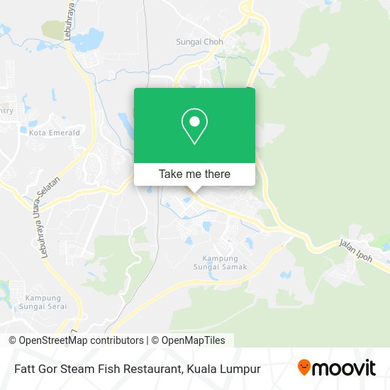 Fatt Gor Steam Fish Restaurant map