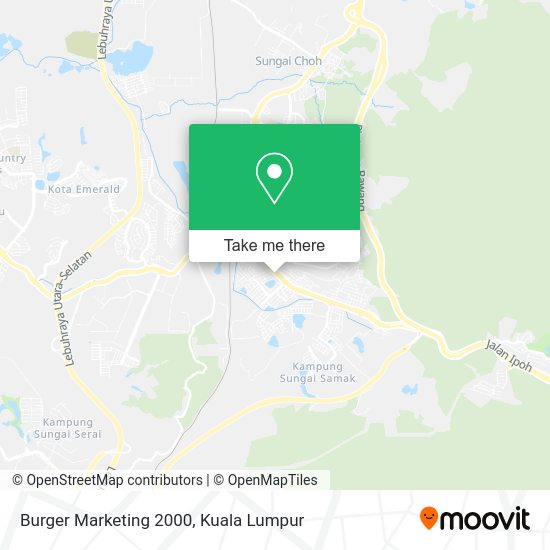 Burger Marketing 2000 map