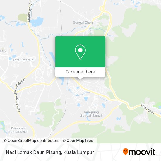 Nasi Lemak Daun Pisang map