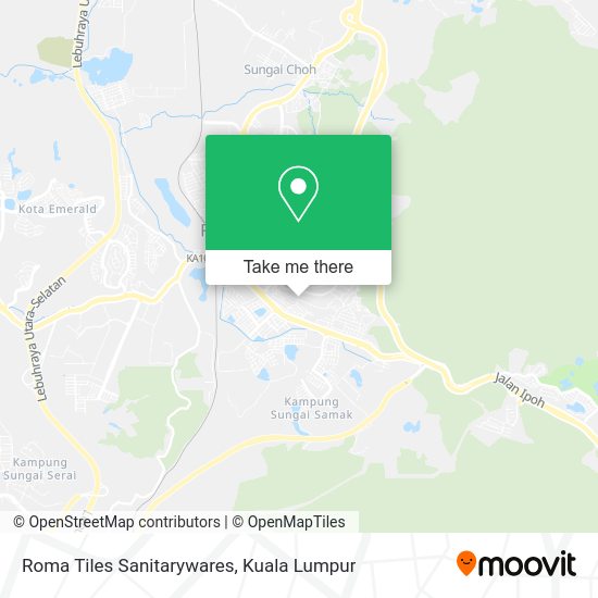 Roma Tiles Sanitarywares map