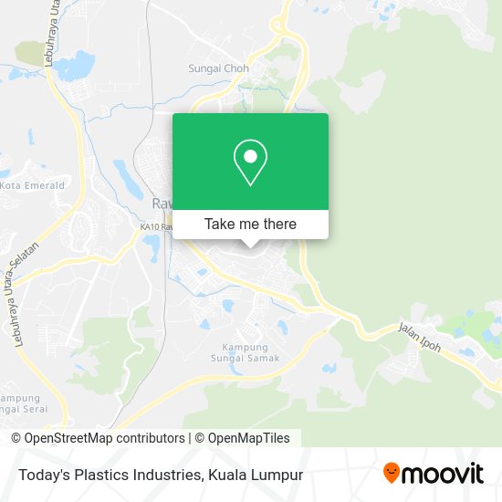 Today's Plastics Industries map