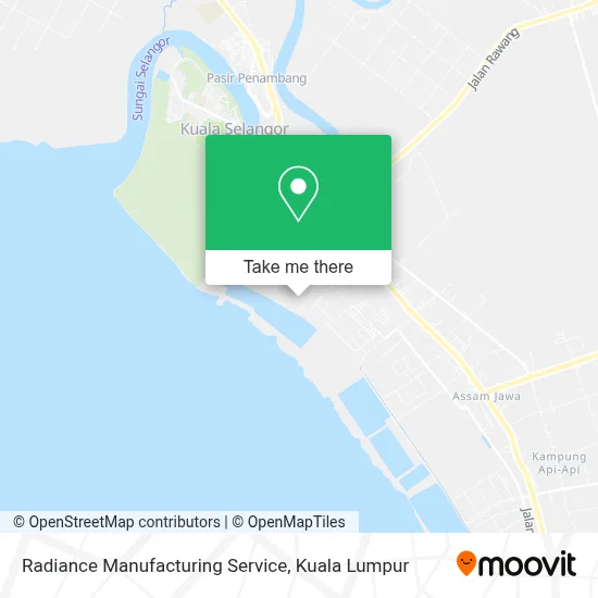 Radiance Manufacturing Service map
