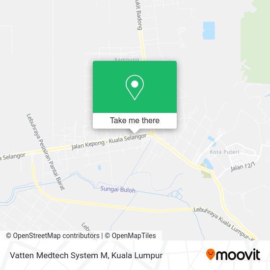 Vatten Medtech System M map