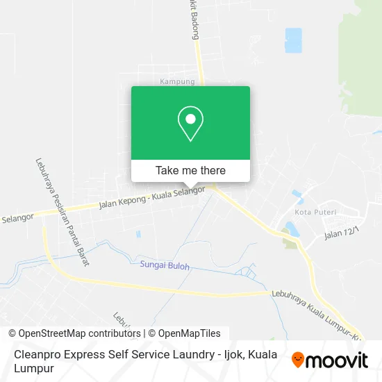 Cleanpro Express Self Service Laundry - Ijok map