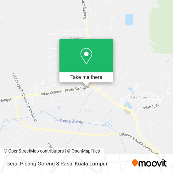 Gerai Pisang Goreng 3 Rasa map