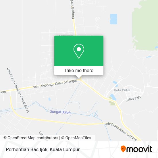 Perhentian Bas Ijok map