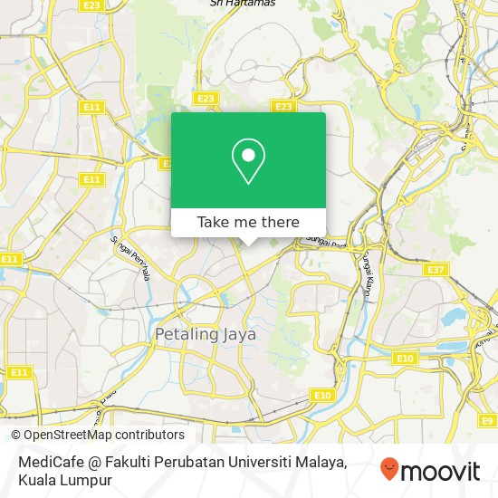 MediCafe @ Fakulti Perubatan Universiti Malaya map