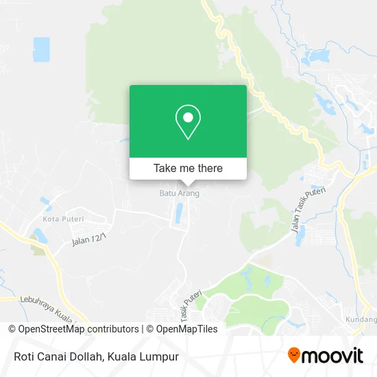 Roti Canai Dollah map