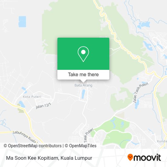 Ma Soon Kee Kopitiam map