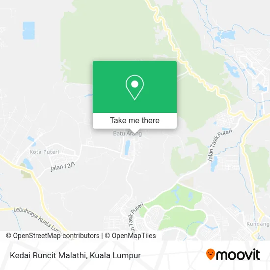 Kedai Runcit Malathi map